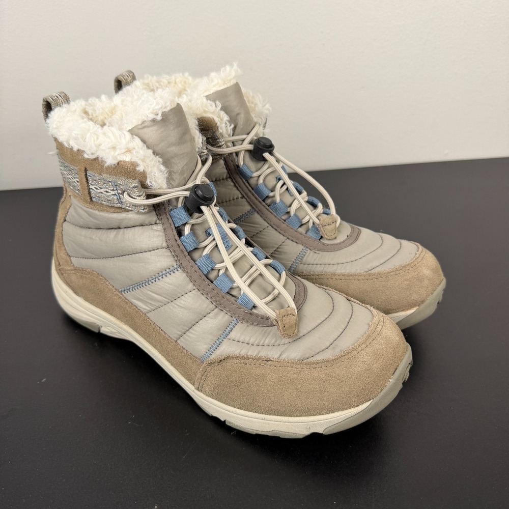 Merrell Mid Polar Snow Boots Women's 11 Beige Waterproof J003726 Casual Winter